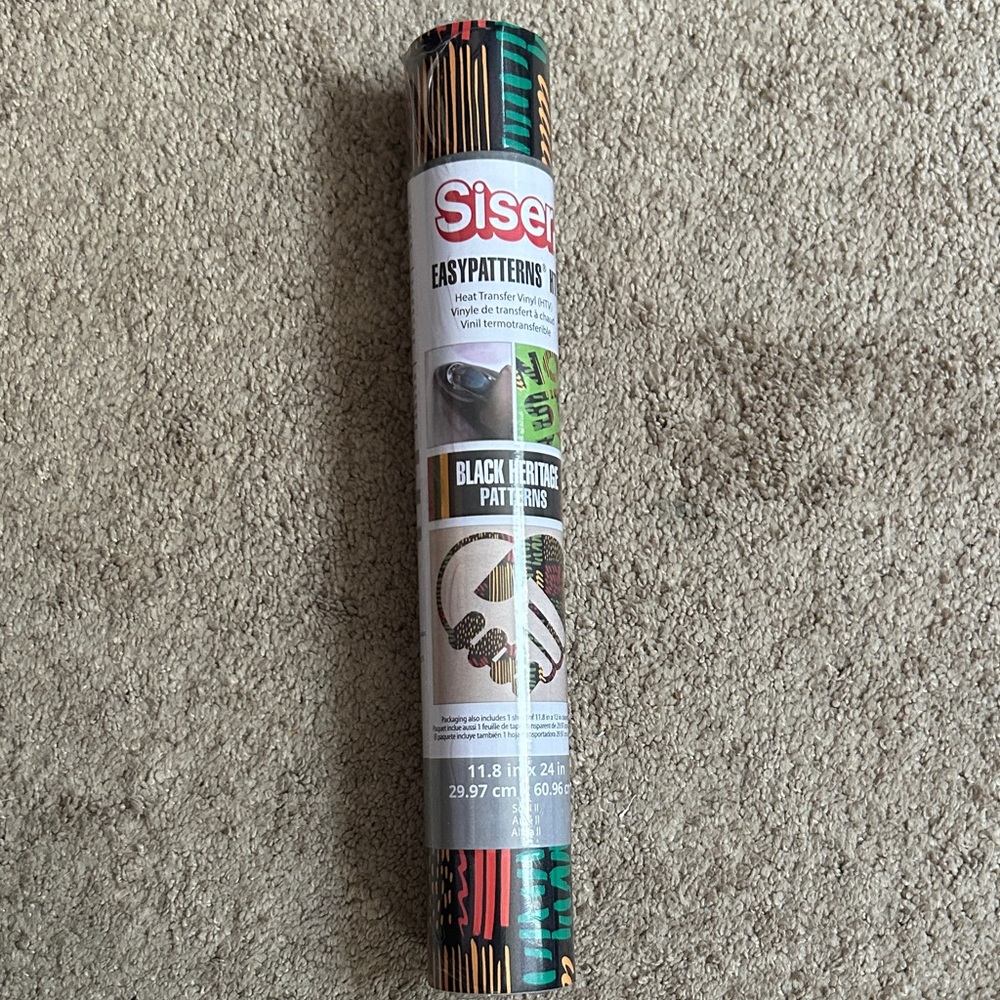 Siser EasyPatterns Black Heritage Vinyl Roll